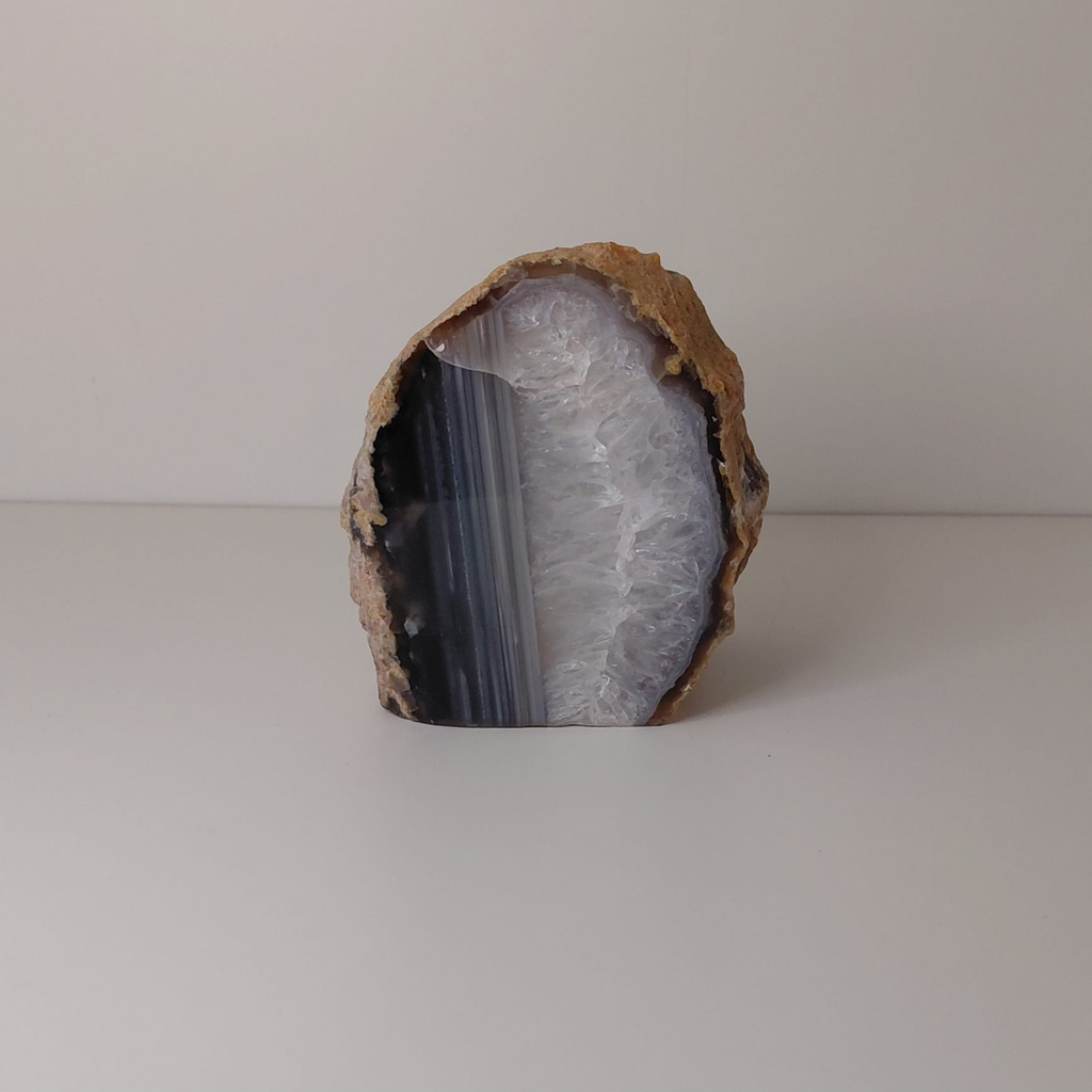 Agaat Waxinelicht Gestreept 