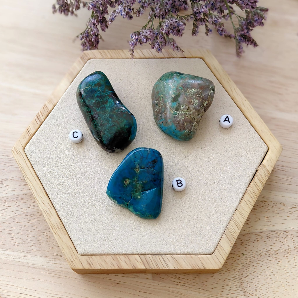 Chrysocolla zaksteen