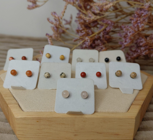 Oorbellen Rozenkwarts