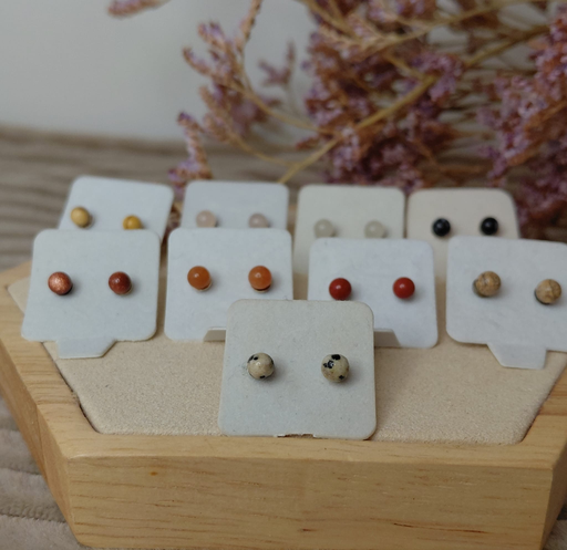 Oorbellen Dalmatiër Jaspis