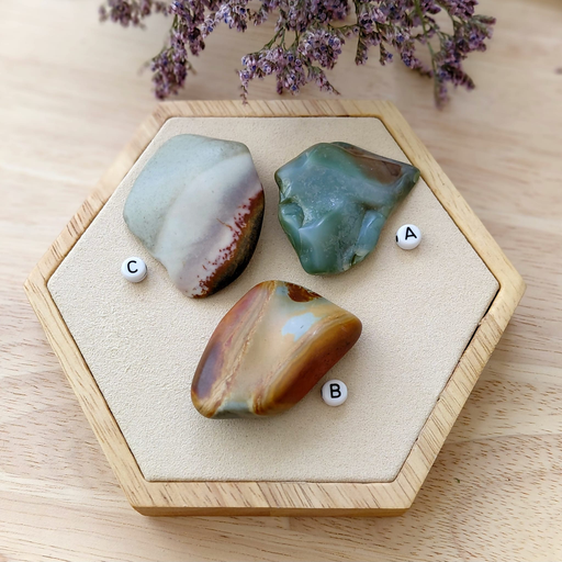 Polychroom Jaspis zaksteen